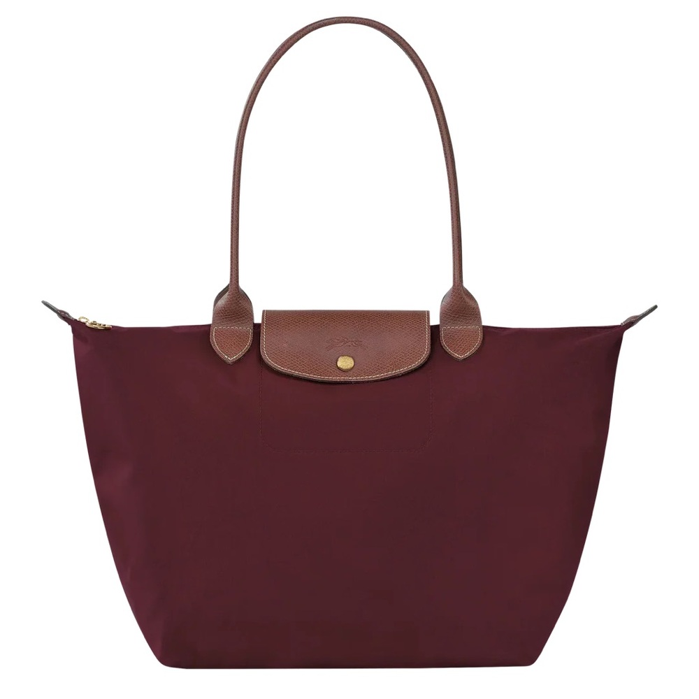Like New - Longchamp Le Pliage Tote (Large) in Burgundy